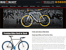 Tablet Screenshot of bigshotbikes.com